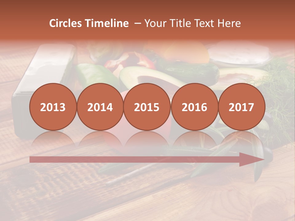 Closeup Color Pepper PowerPoint Template