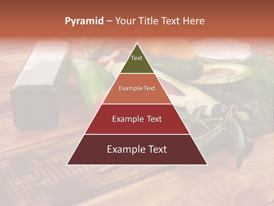 Closeup Color Pepper PowerPoint Template