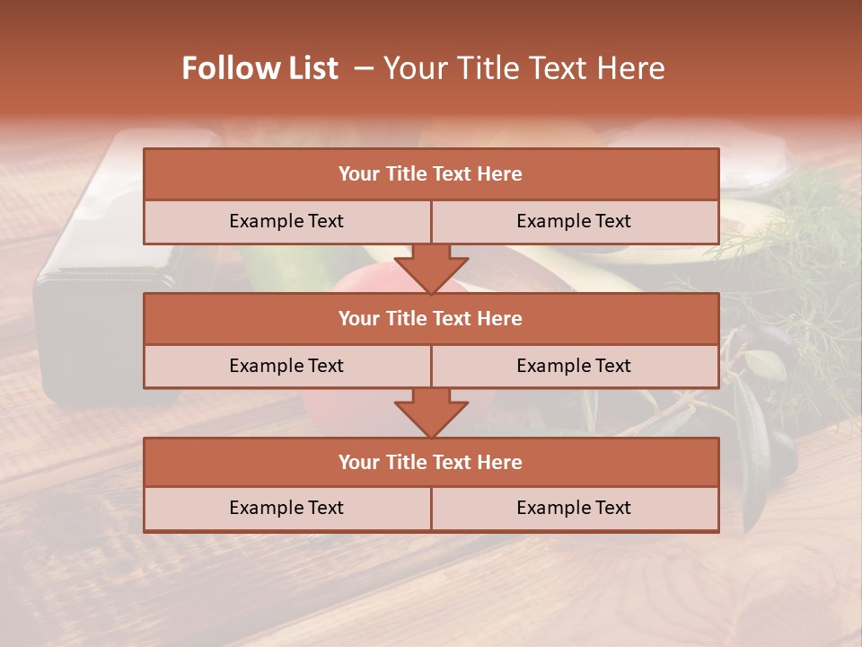 Closeup Color Pepper PowerPoint Template