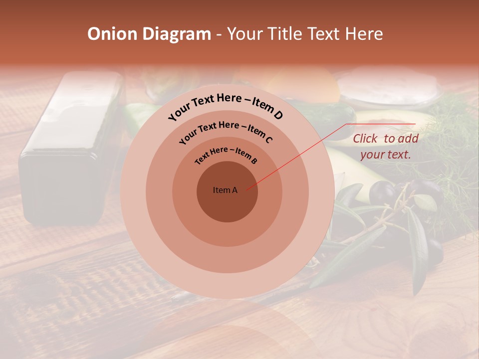 Closeup Color Pepper PowerPoint Template