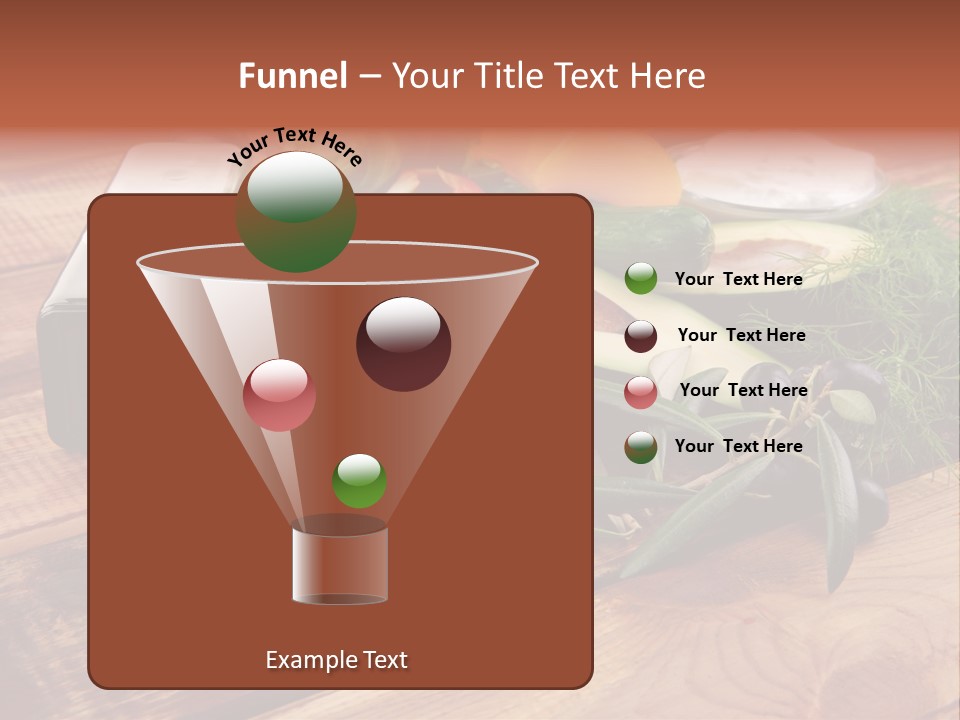 Closeup Color Pepper PowerPoint Template