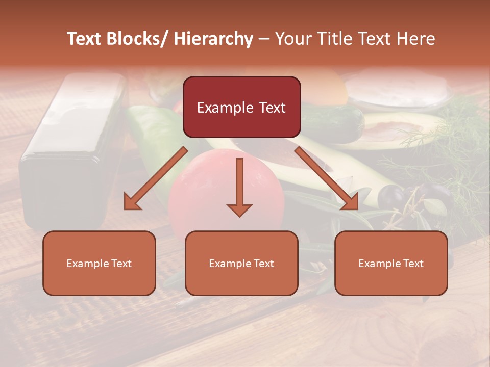 Closeup Color Pepper PowerPoint Template