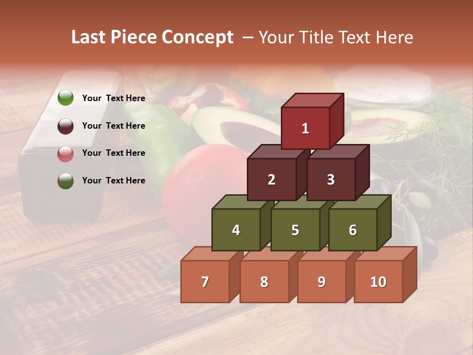 Closeup Color Pepper PowerPoint Template