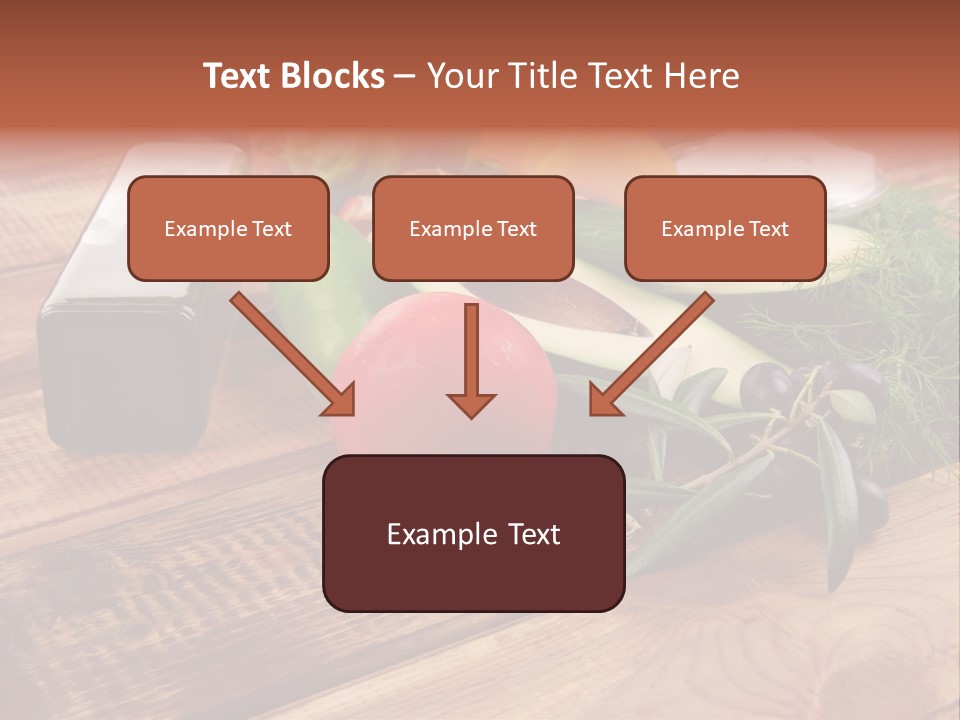 Closeup Color Pepper PowerPoint Template
