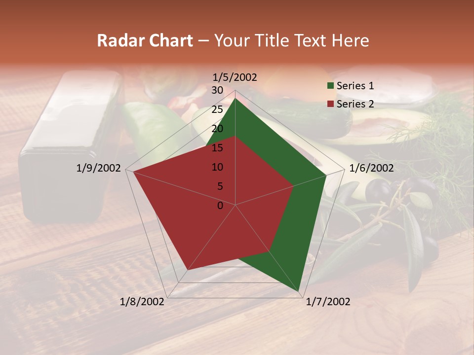 Closeup Color Pepper PowerPoint Template