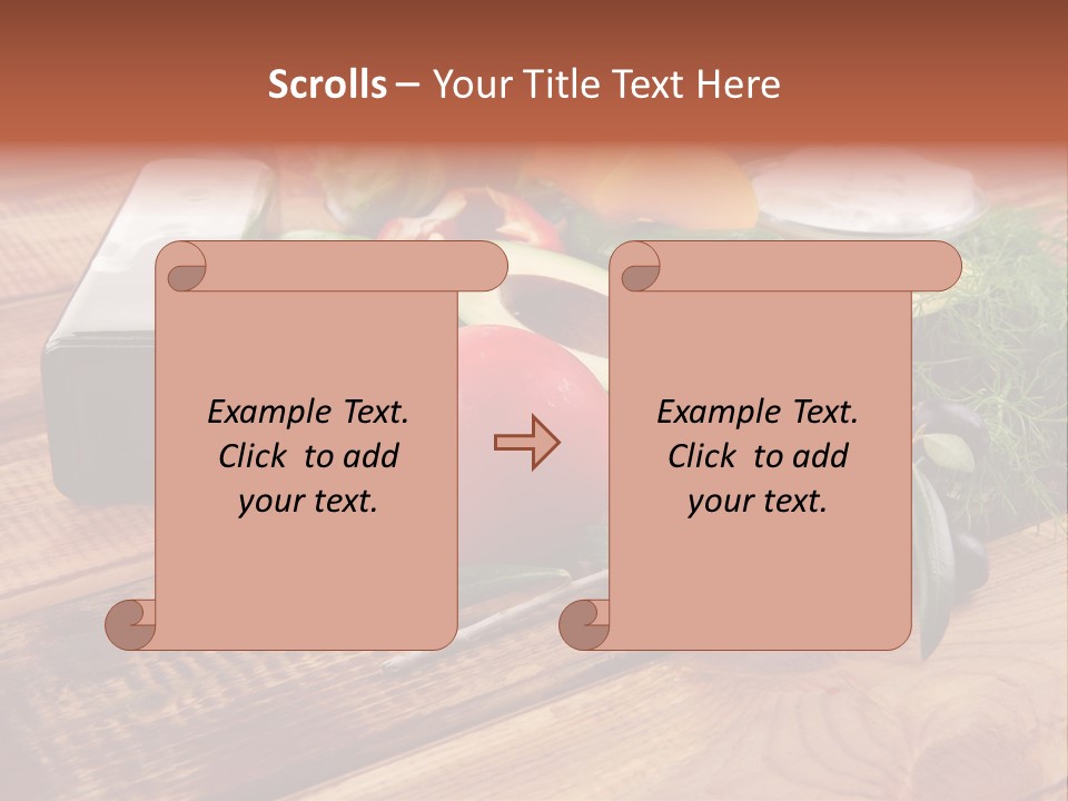 Closeup Color Pepper PowerPoint Template