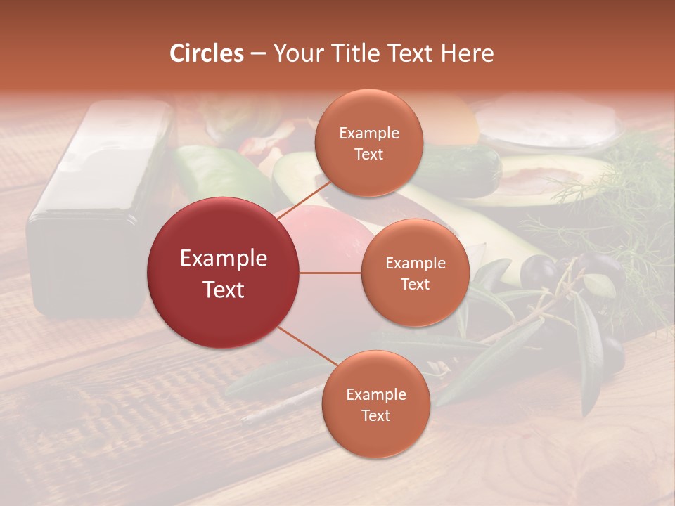 Closeup Color Pepper PowerPoint Template