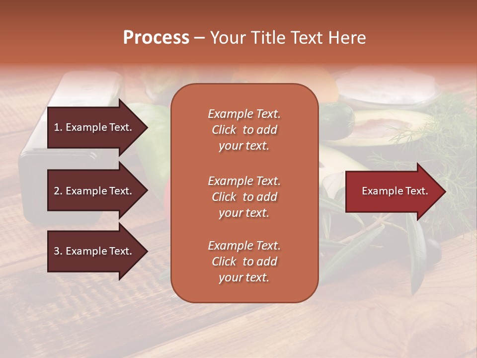 Closeup Color Pepper PowerPoint Template