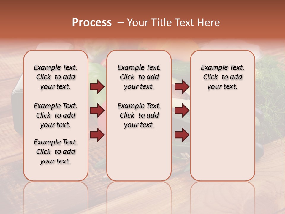 Closeup Color Pepper PowerPoint Template