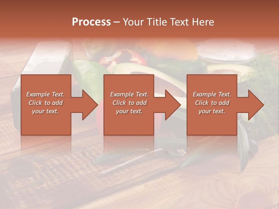 Closeup Color Pepper PowerPoint Template