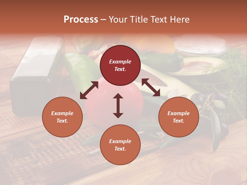 Closeup Color Pepper PowerPoint Template