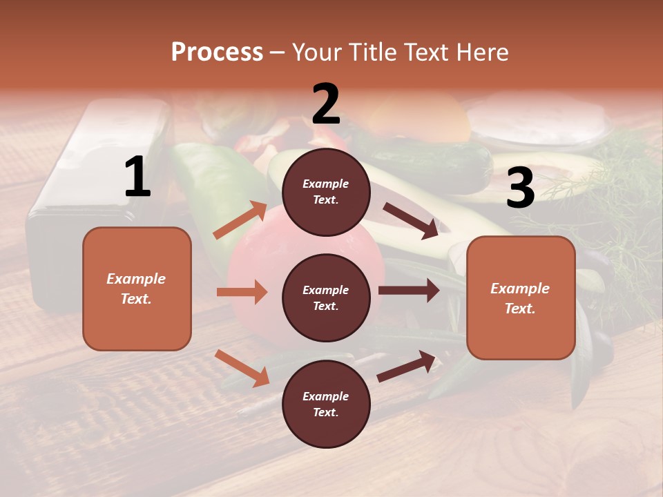 Closeup Color Pepper PowerPoint Template