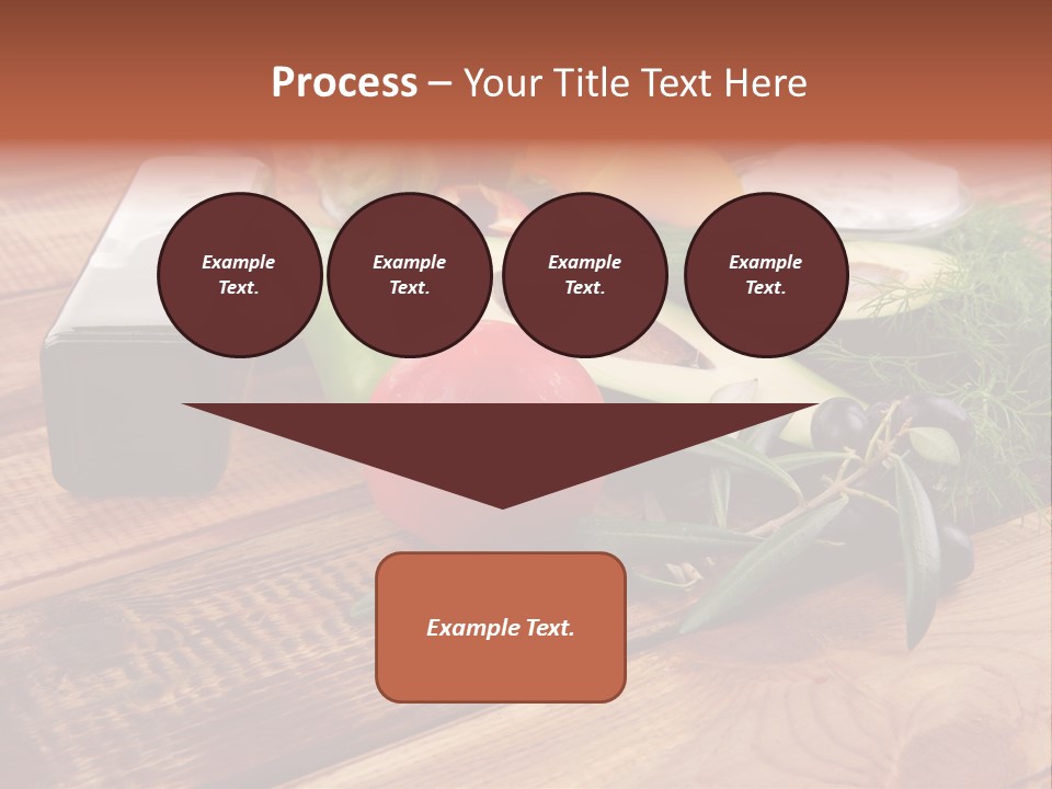 Closeup Color Pepper PowerPoint Template