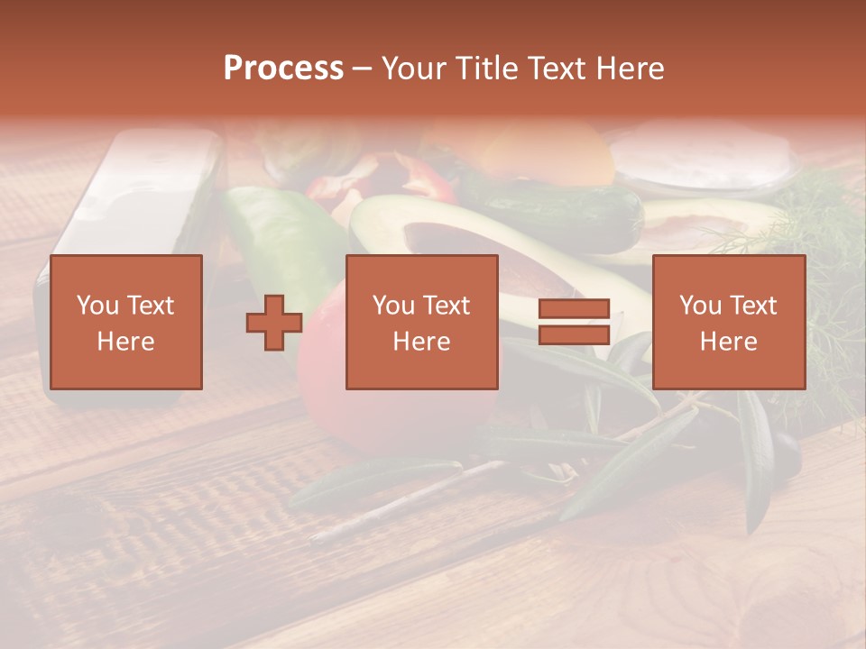 Closeup Color Pepper PowerPoint Template