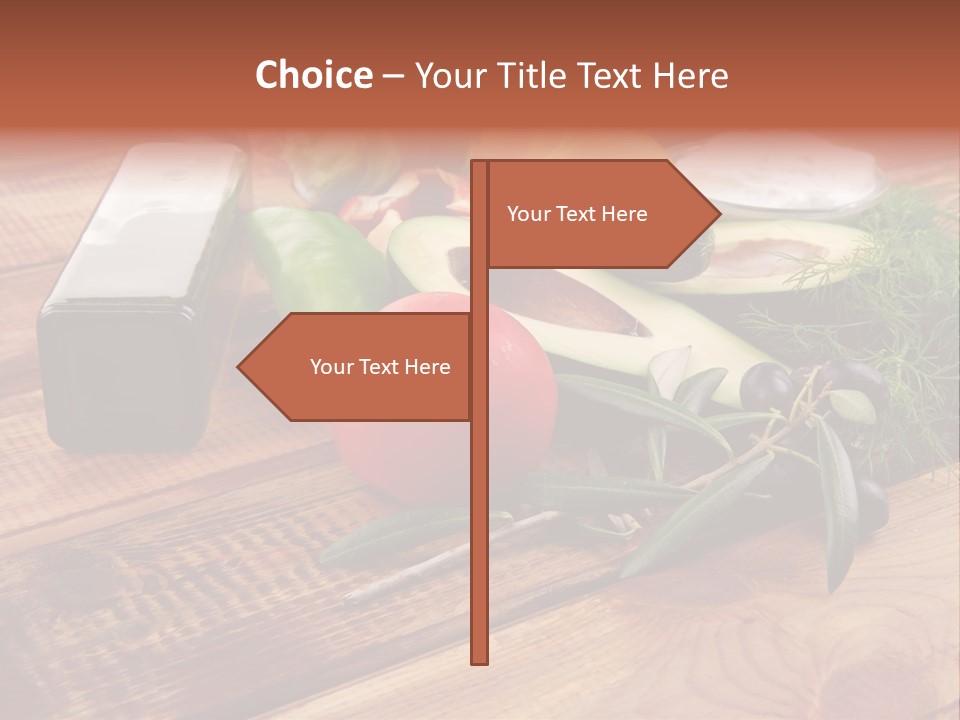 Closeup Color Pepper PowerPoint Template