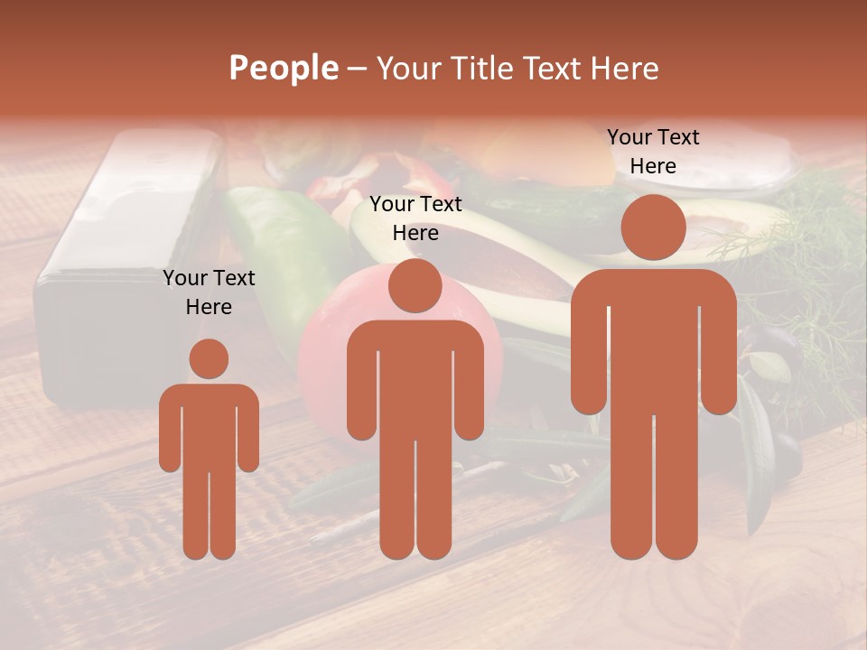 Closeup Color Pepper PowerPoint Template