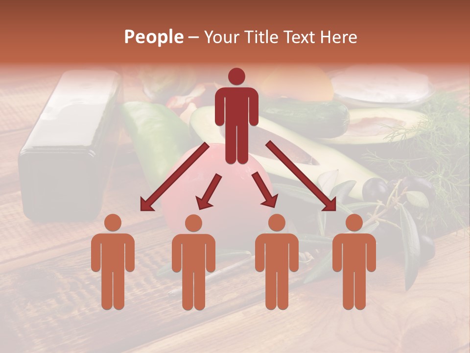 Closeup Color Pepper PowerPoint Template