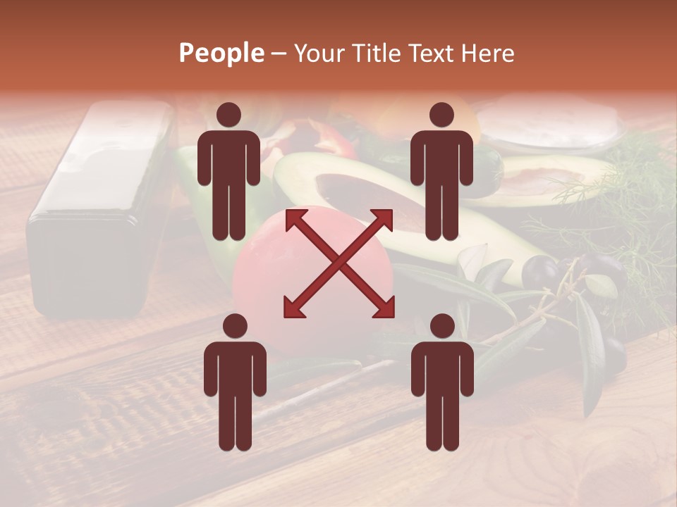 Closeup Color Pepper PowerPoint Template