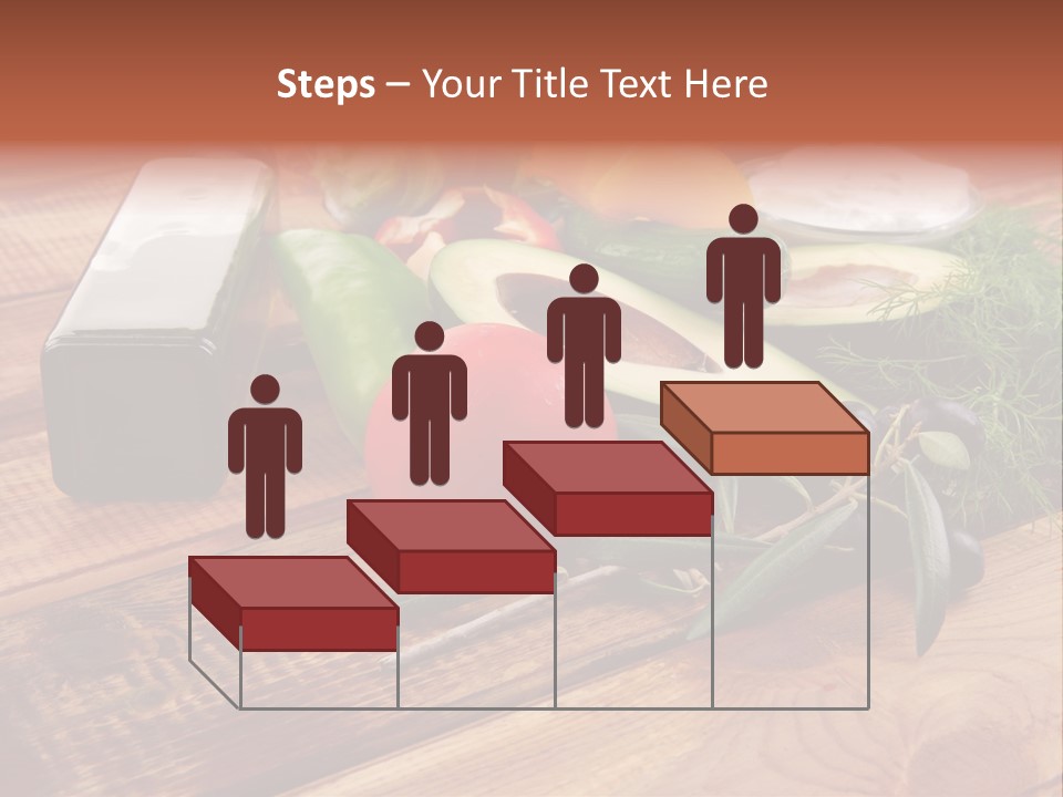 Closeup Color Pepper PowerPoint Template