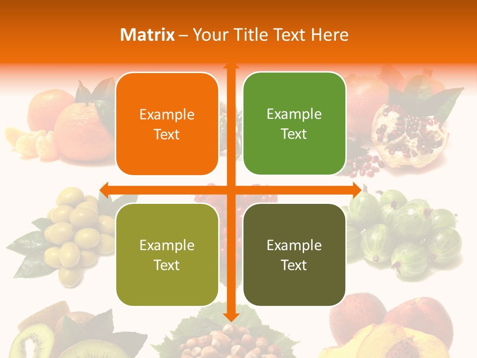 Psd Fruit PowerPoint Template