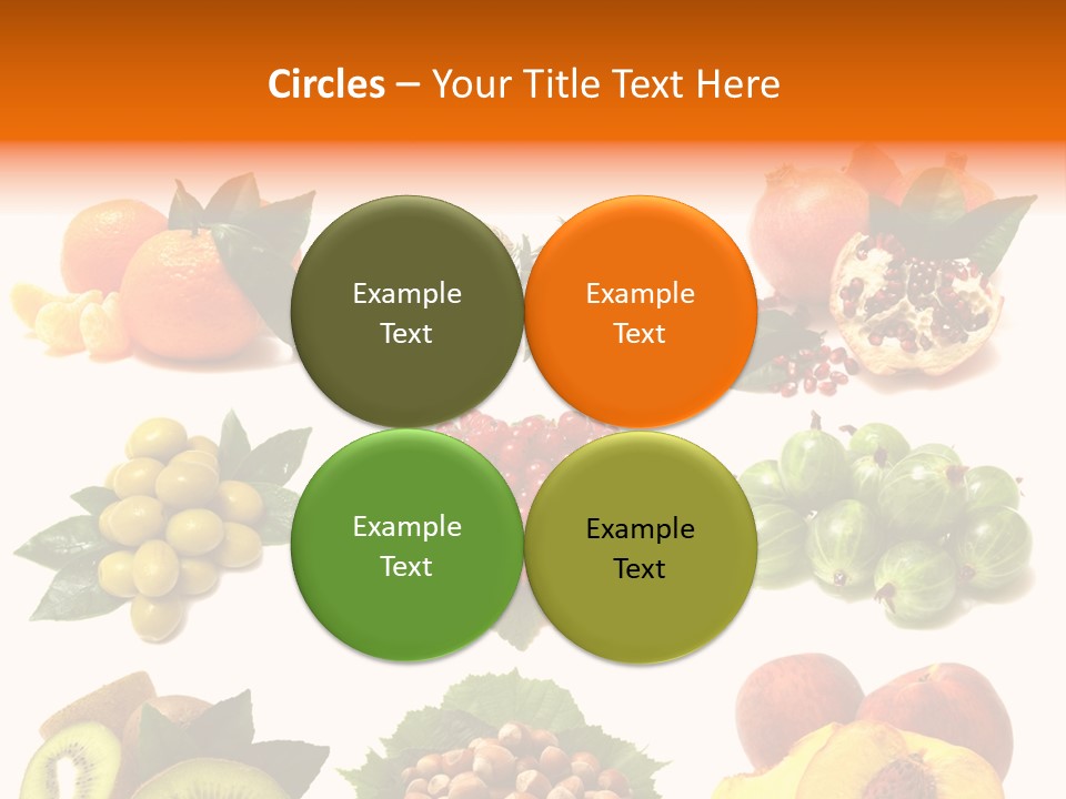 Psd Fruit PowerPoint Template
