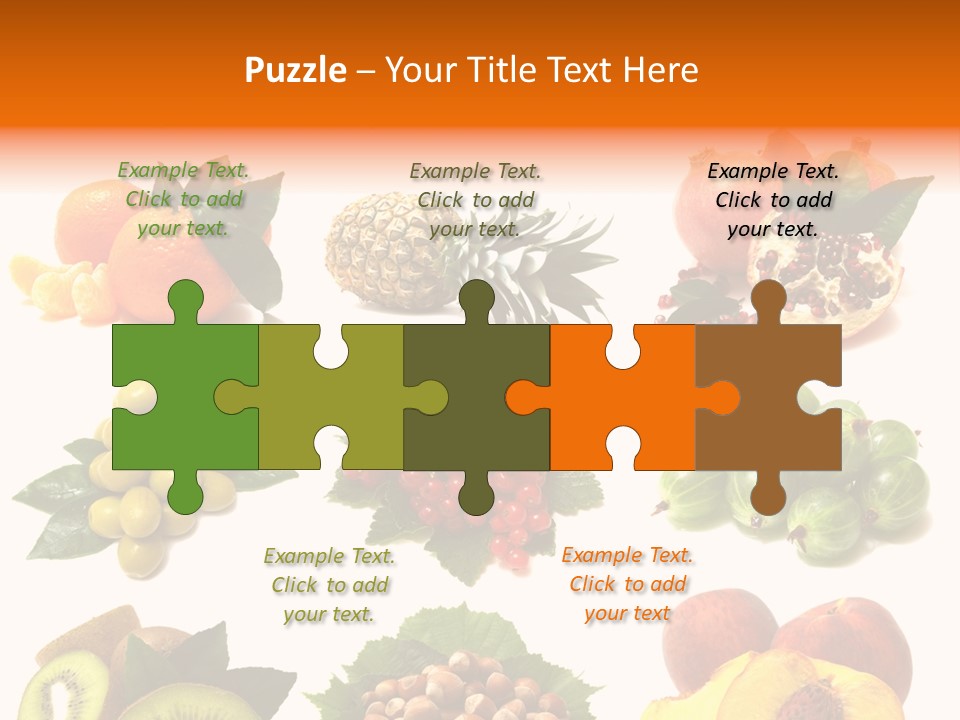 Psd Fruit PowerPoint Template