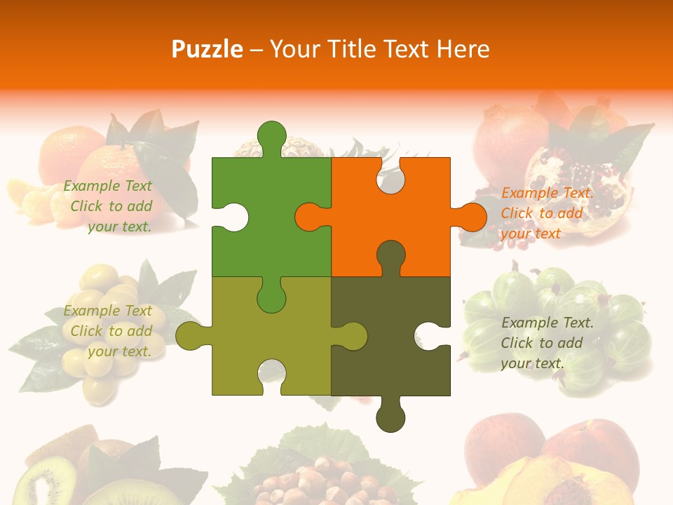 Psd Fruit PowerPoint Template