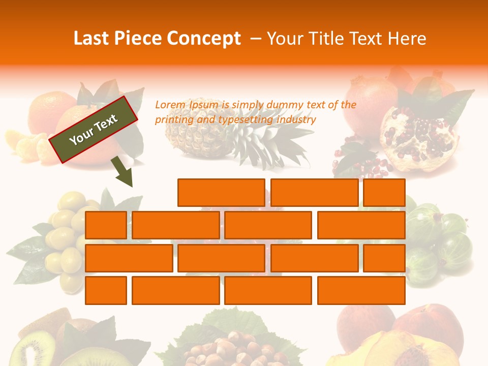 Psd Fruit PowerPoint Template