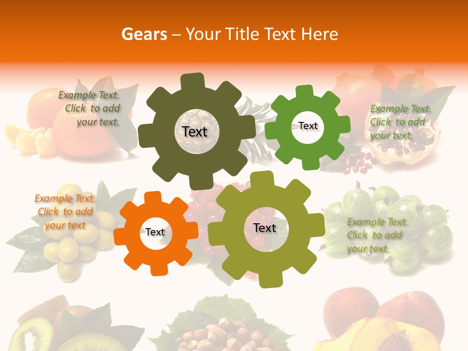 Psd Fruit PowerPoint Template