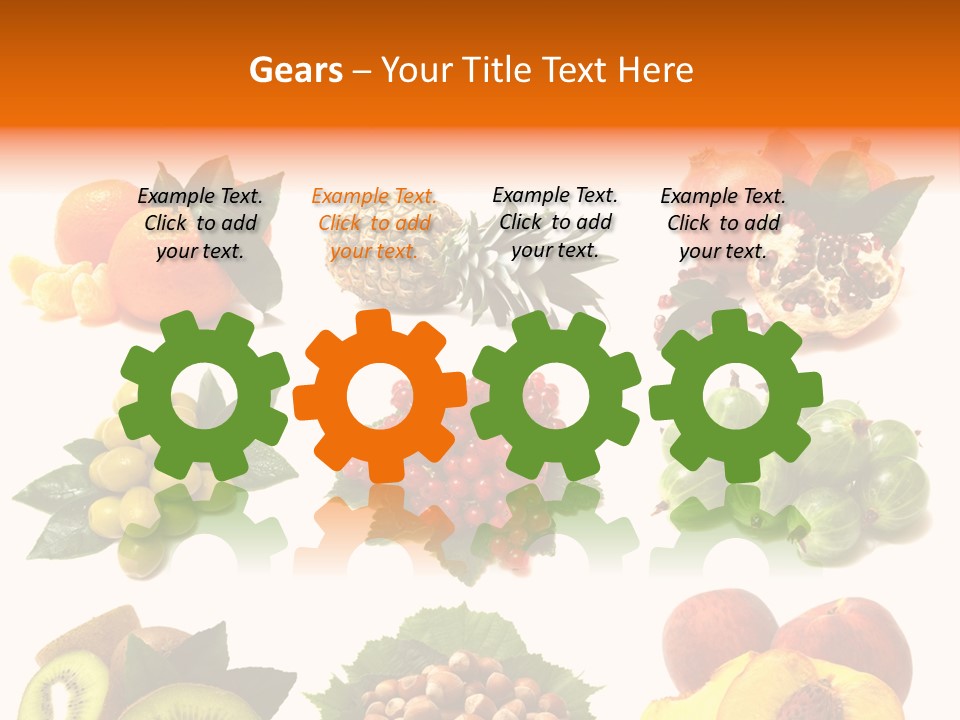 Psd Fruit PowerPoint Template