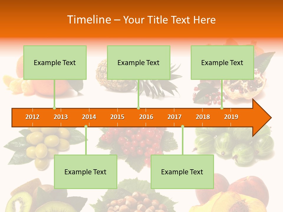 Psd Fruit PowerPoint Template