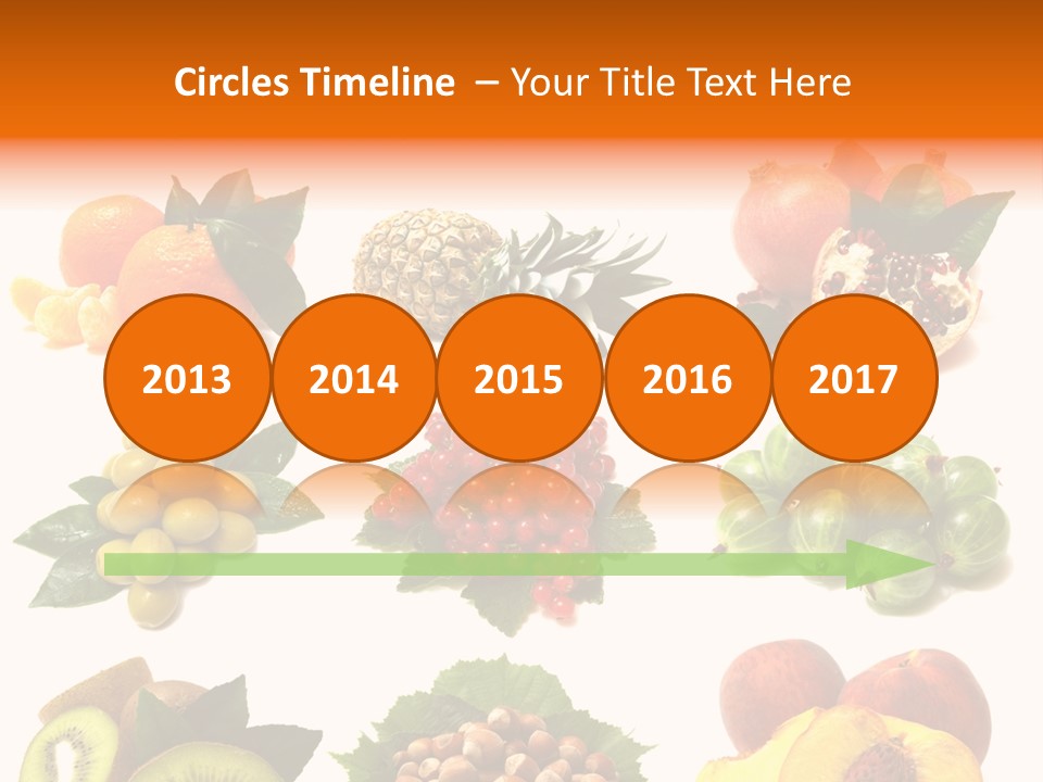 Psd Fruit PowerPoint Template