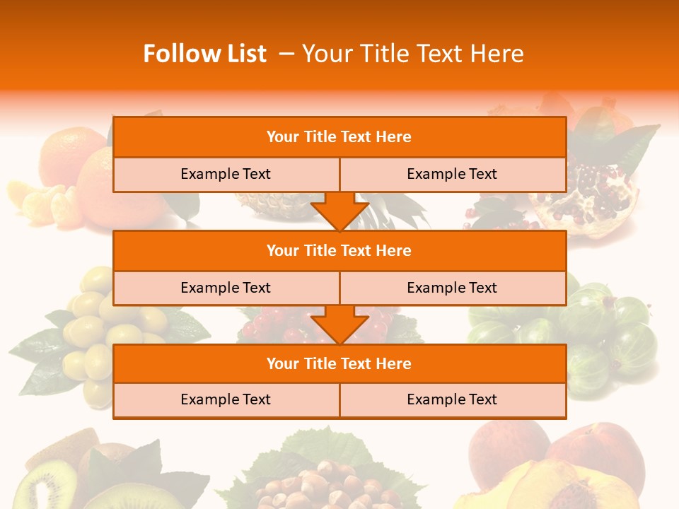 Psd Fruit PowerPoint Template