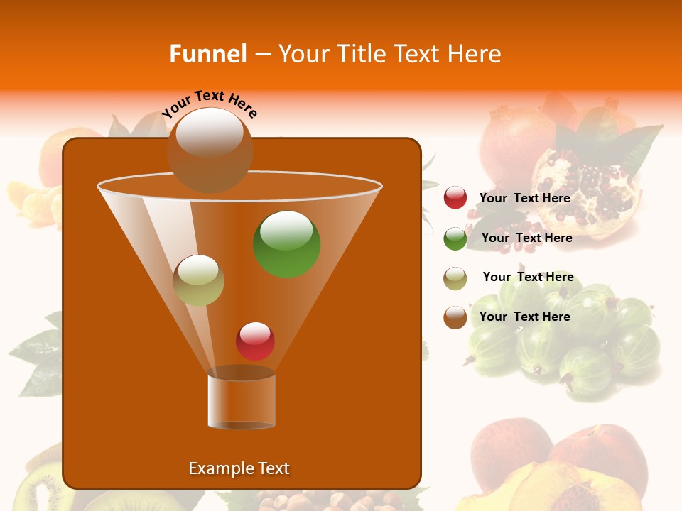 Psd Fruit PowerPoint Template