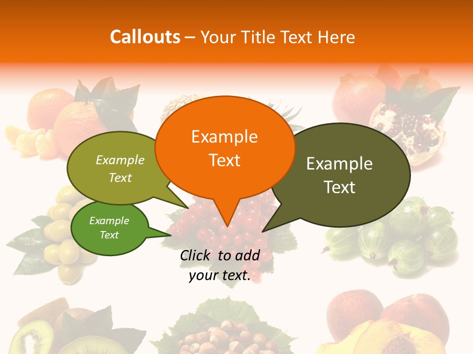 Psd Fruit PowerPoint Template