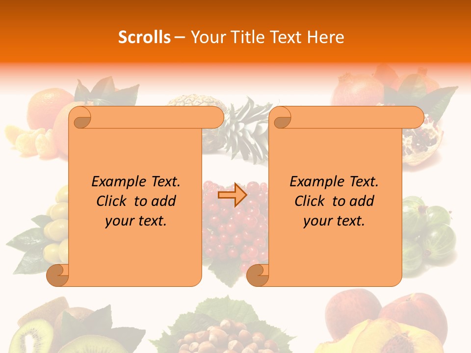 Psd Fruit PowerPoint Template