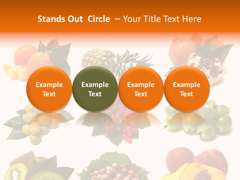 Psd Fruit PowerPoint Template