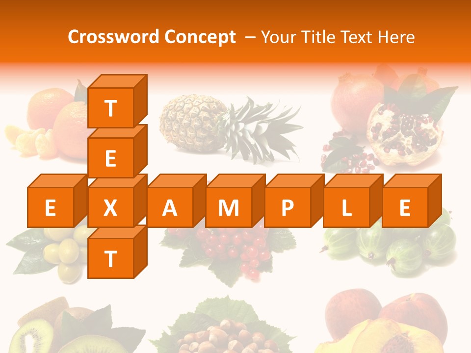 Psd Fruit PowerPoint Template