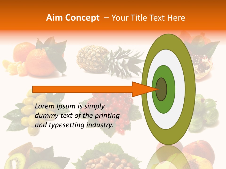 Psd Fruit PowerPoint Template