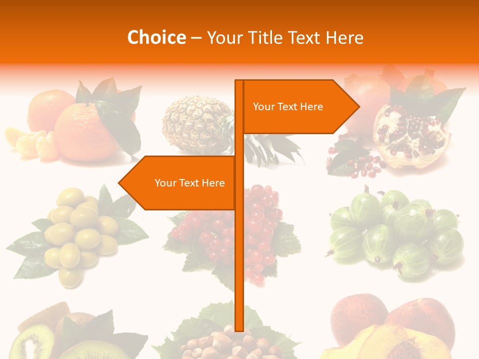 Psd Fruit PowerPoint Template