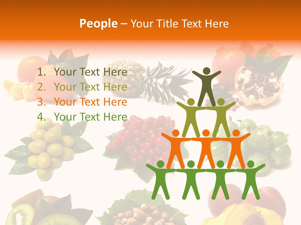 Psd Fruit PowerPoint Template