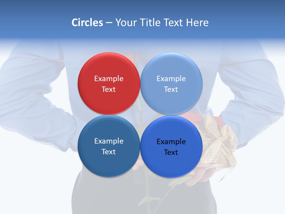 Hand White Giving PowerPoint Template