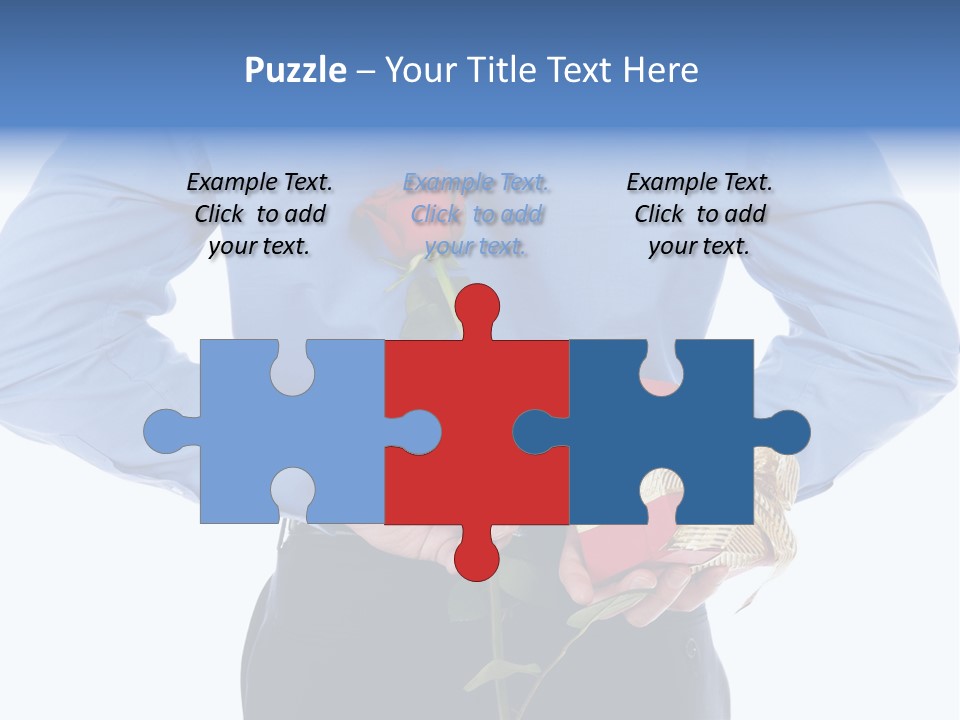 Hand White Giving PowerPoint Template