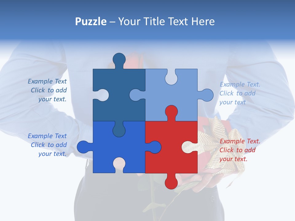 Hand White Giving PowerPoint Template