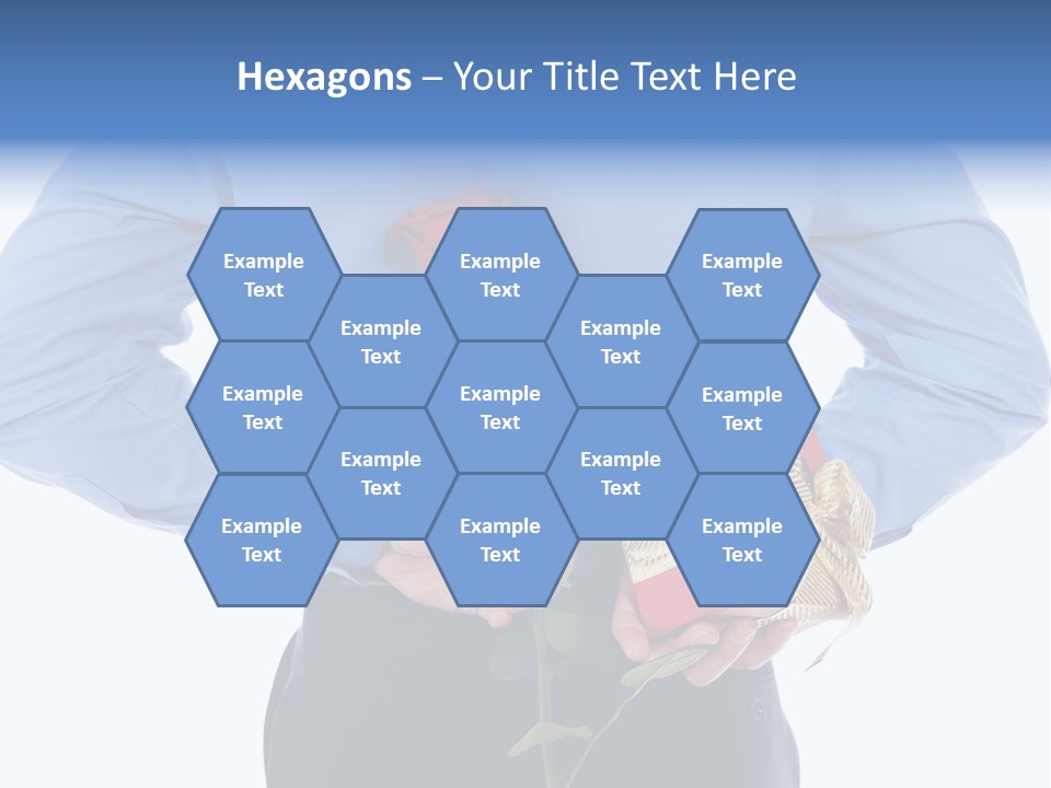 Hand White Giving PowerPoint Template