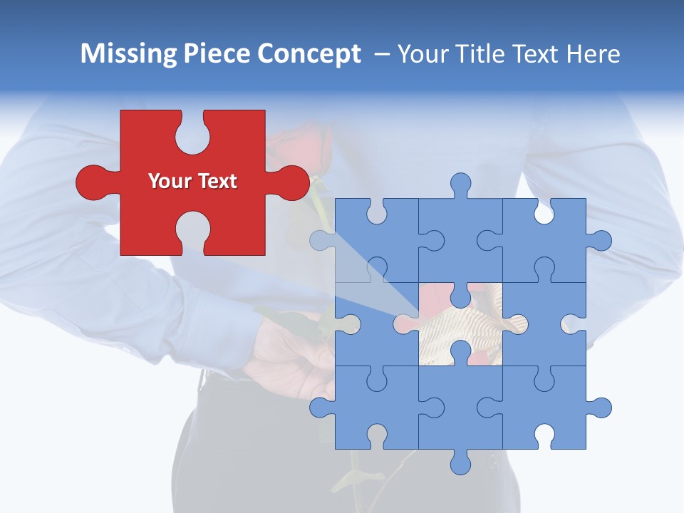 Hand White Giving PowerPoint Template