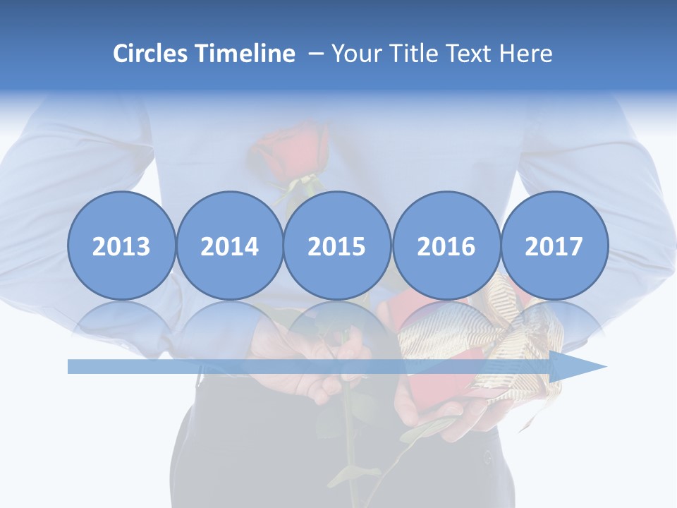 Hand White Giving PowerPoint Template