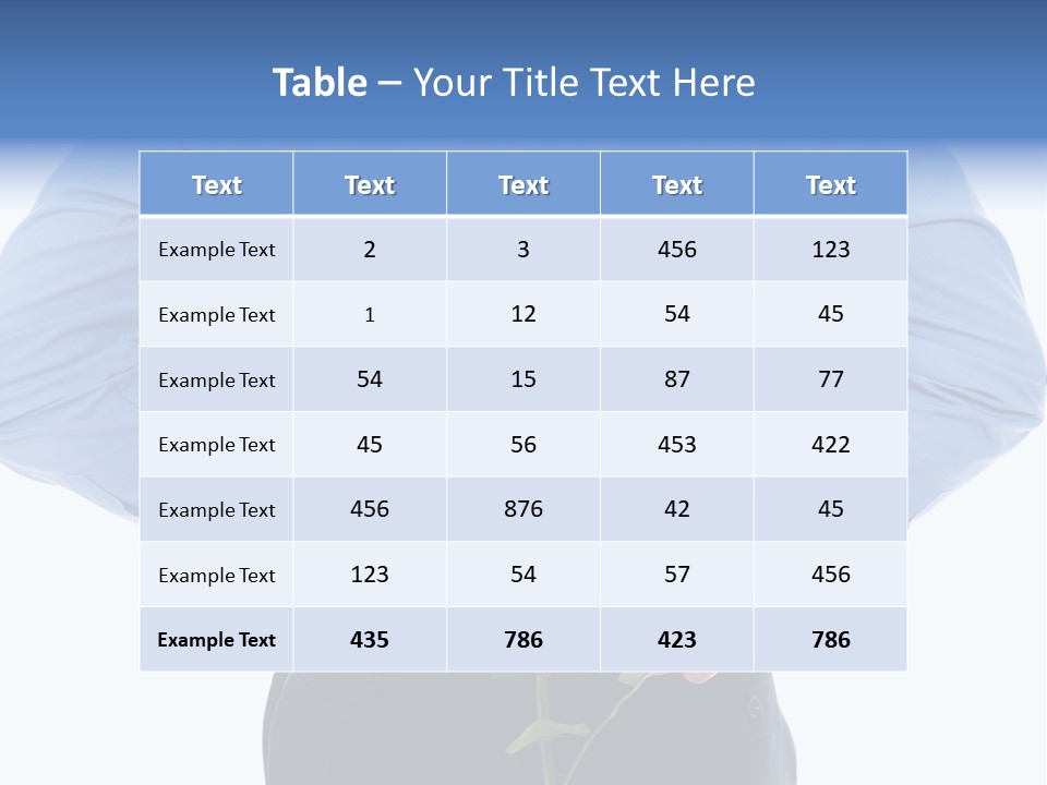 Hand White Giving PowerPoint Template