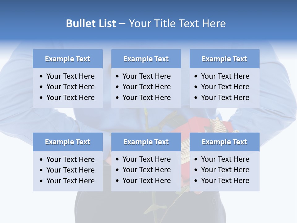 Hand White Giving PowerPoint Template