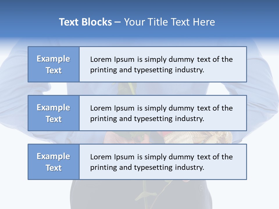 Hand White Giving PowerPoint Template
